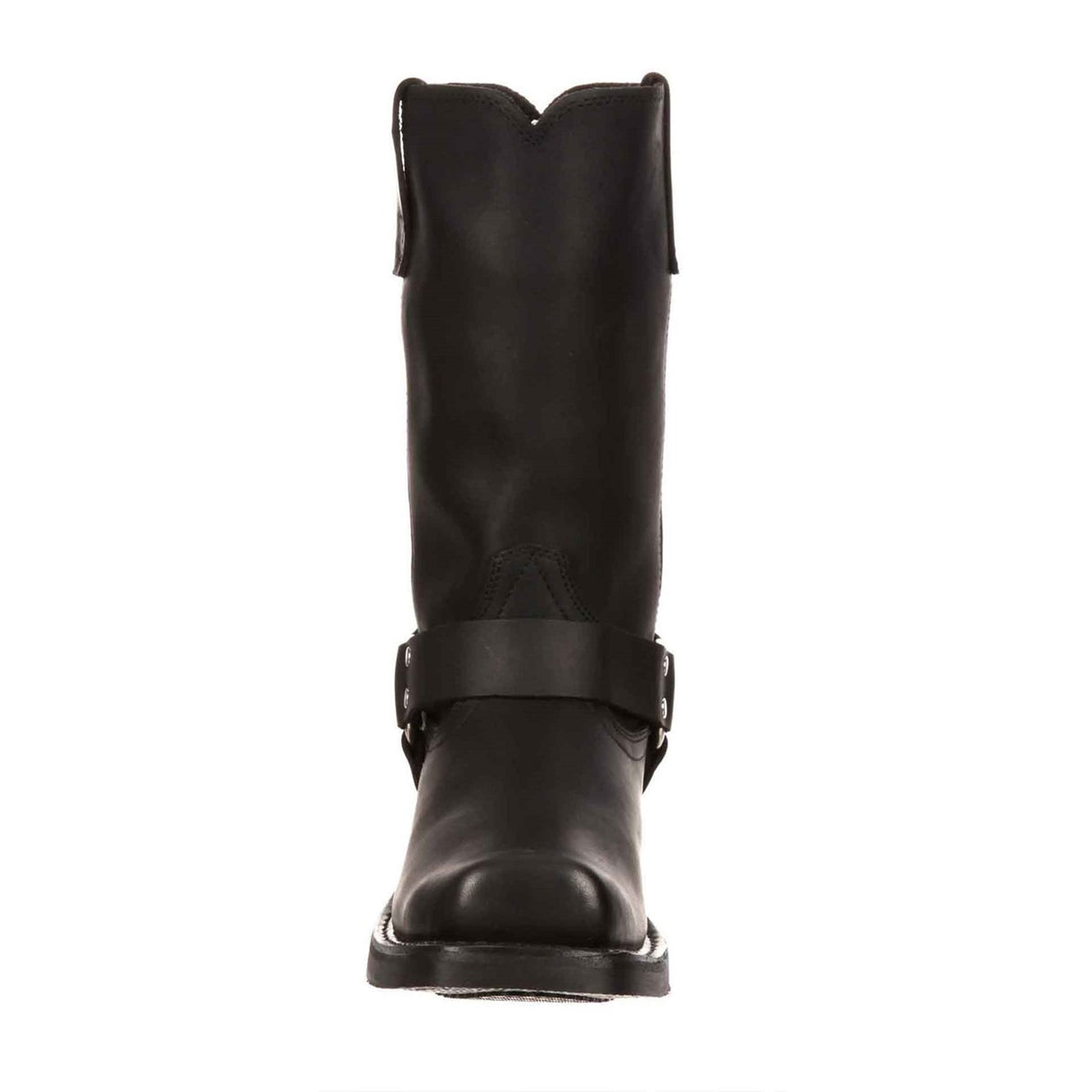 Damen Harness Bikerboots Schwarz