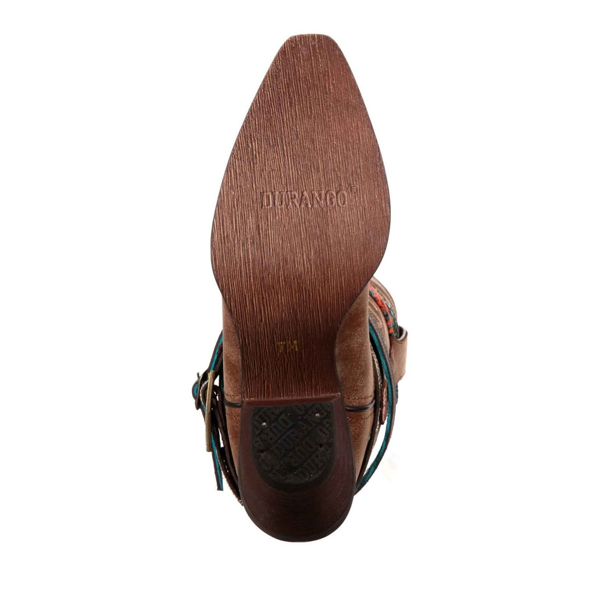 Damen Crush Accessorised Westernstiefel Braun