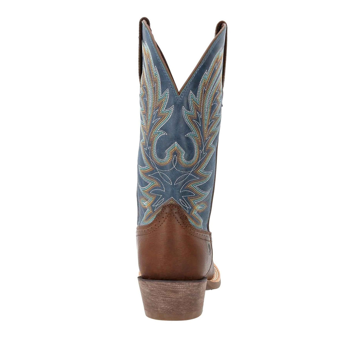 Herren Rebel Pro Westernstiefel Braun und Blau