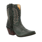 Damen Crush Westernstiefel Sattelbraun und Denimblau