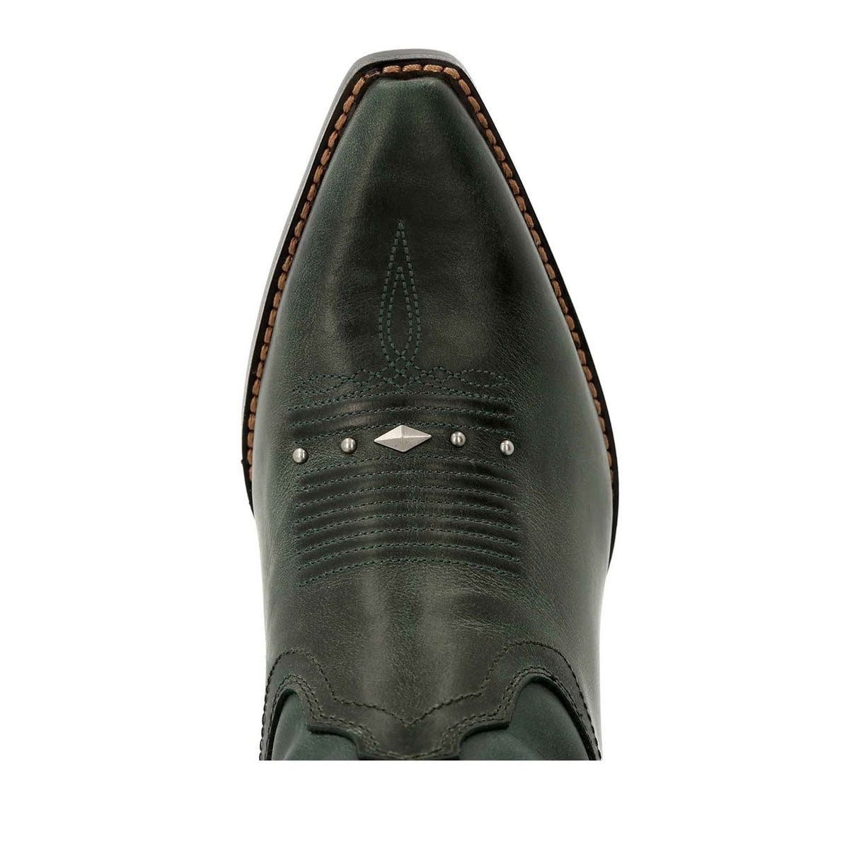 Damen Crush Westernstiefel Sattelbraun und Denimblau