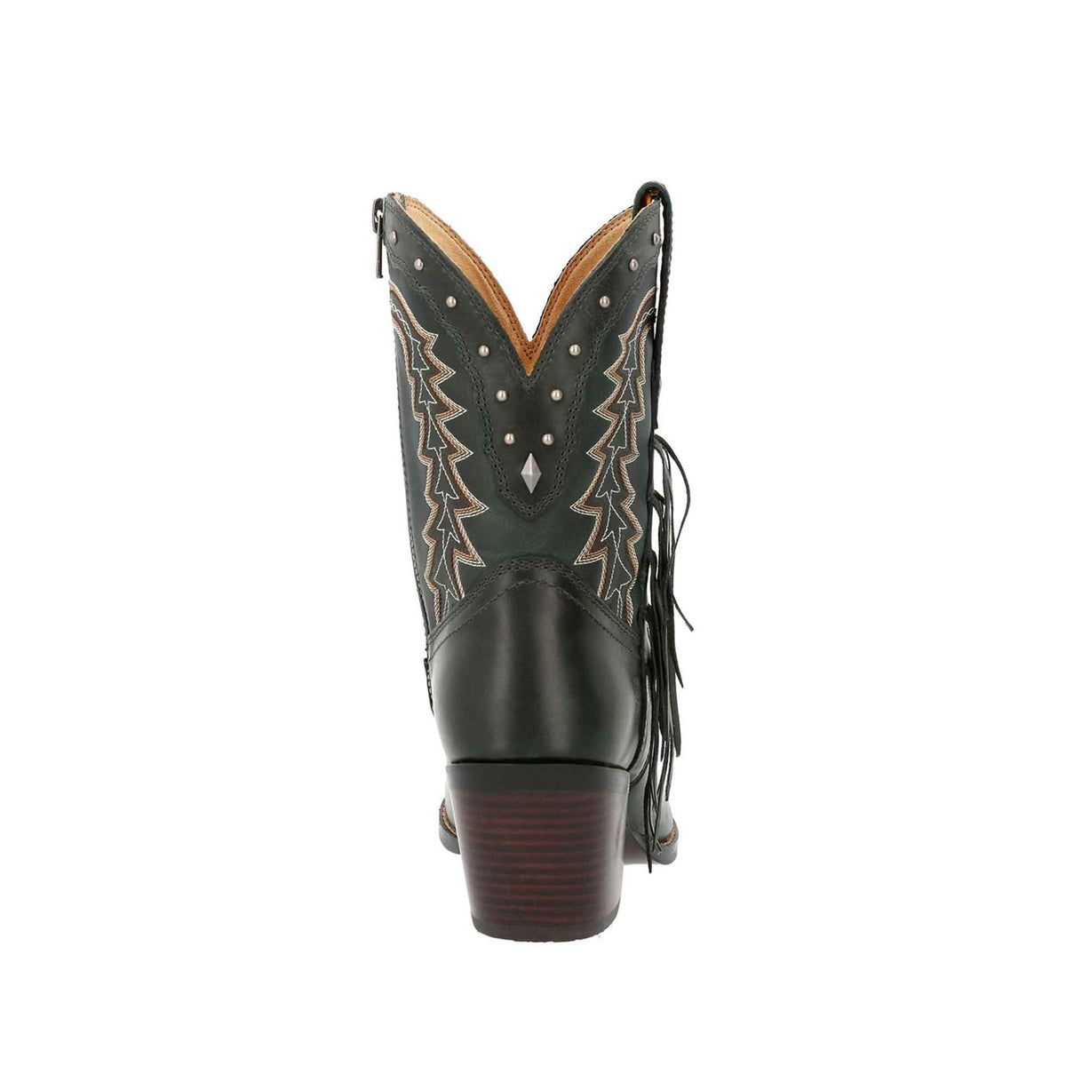 Damen Crush Westernstiefel Sattelbraun und Denimblau