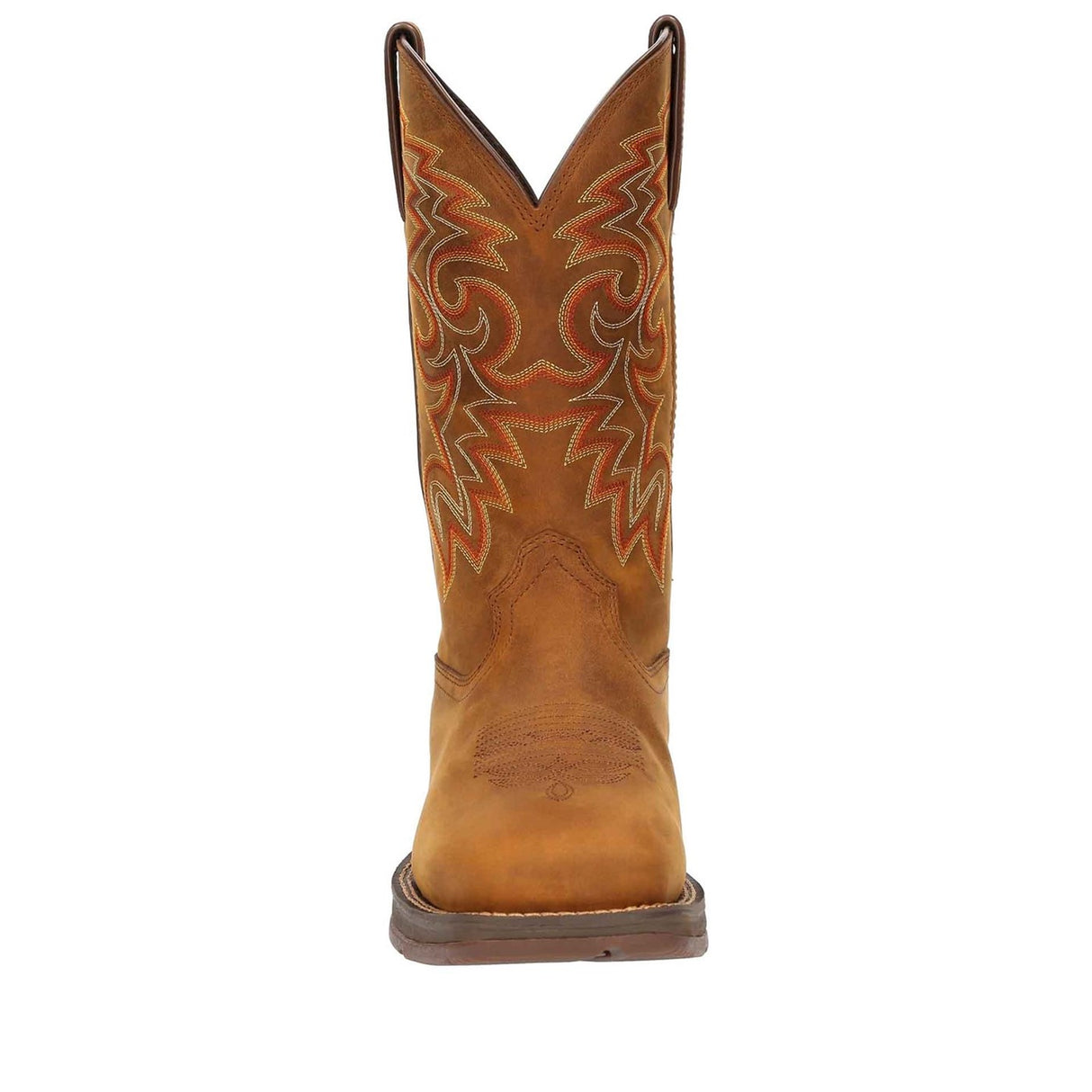 Herren Rebel Wasserfeste Westernstiefel Rotbraun