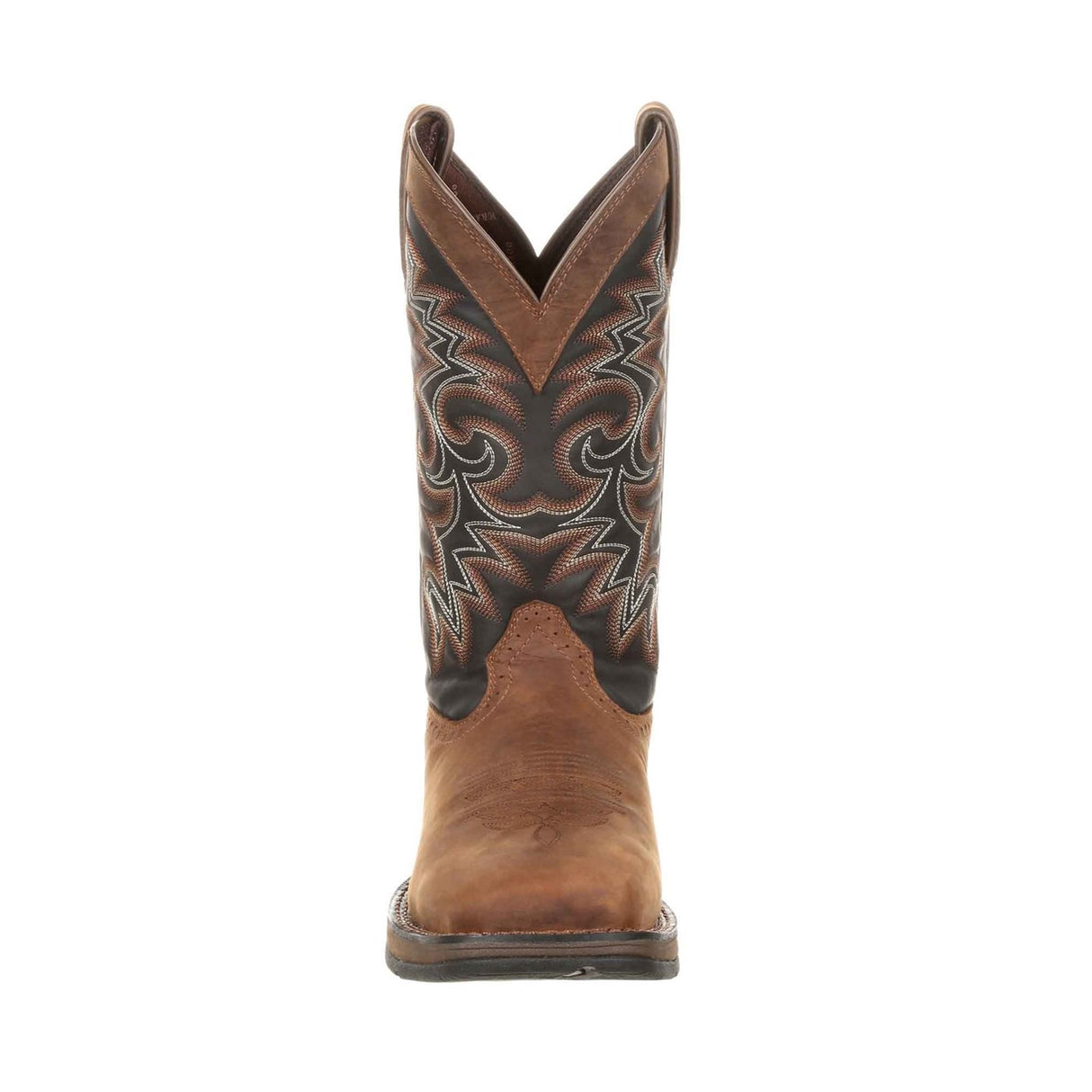 Herren Rebel Westernstiefel Schokolade und Mitternacht
