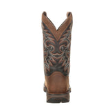 Herren Rebel Westernstiefel Schokolade und Mitternacht