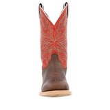 Herren Rebel Pro Westernstiefel Used-Braun und Chilischote