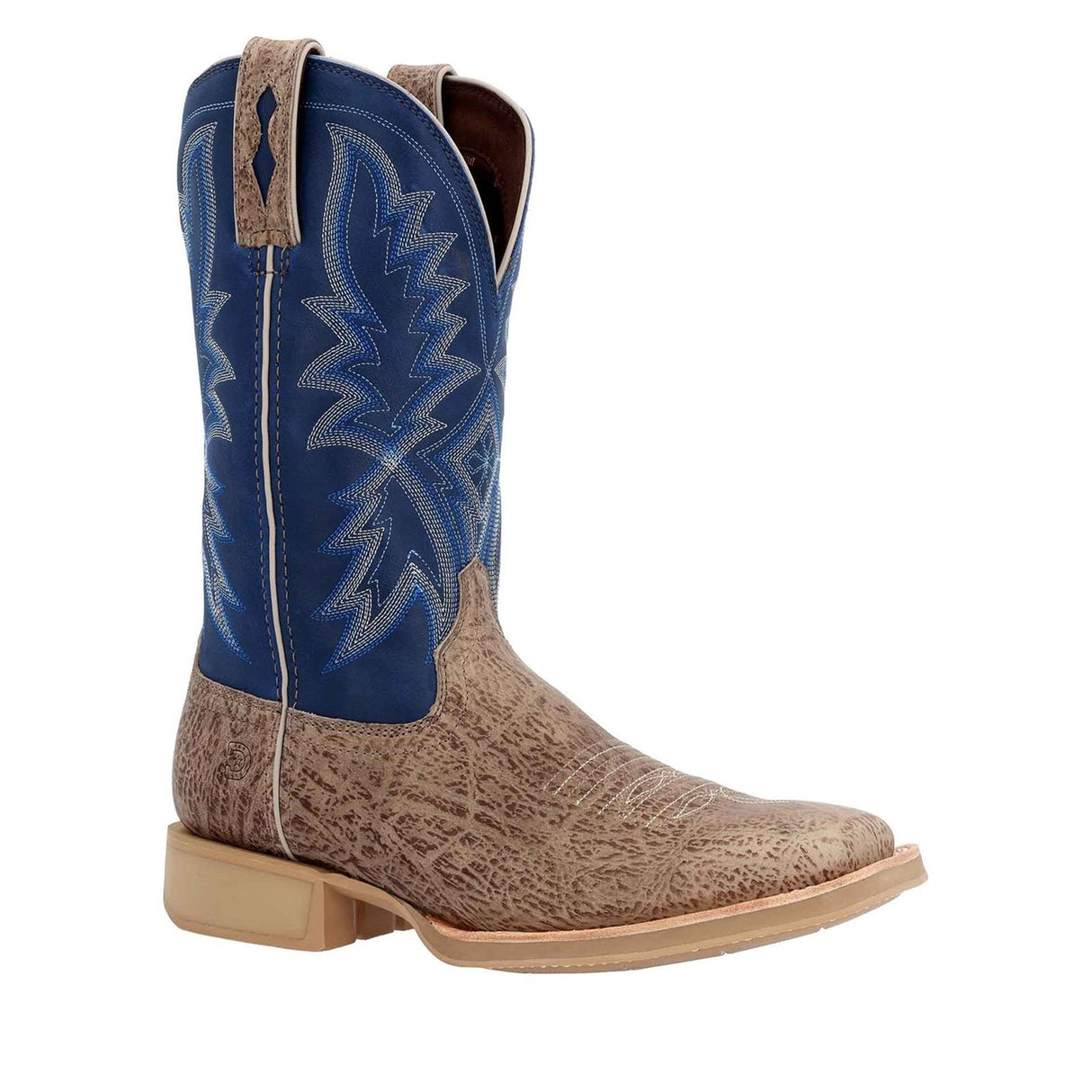 Herren Rebel Pro Lite Westernstiefel Helles Büffelbraun und Nebel