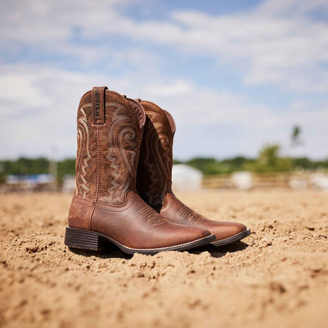 Herren Westward Westernstiefel Prärie-Braun