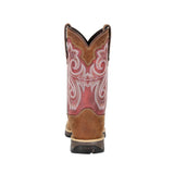 Damen Lady Rebel Westernstiefel Eichenbraun und Rostrot