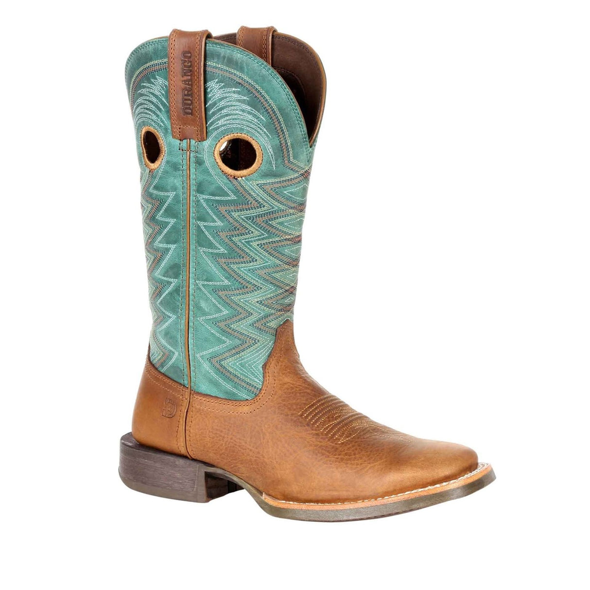 Damen Lady Rebel Pro Westernstiefel Weizen und Aquamarin