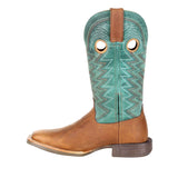 Damen Lady Rebel Pro Westernstiefel Weizen und Aquamarin