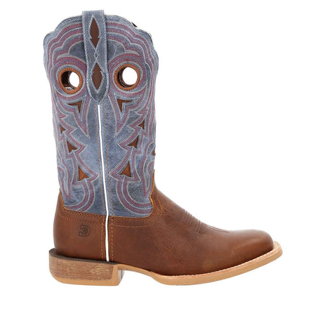 Damen Lady Rebel Pro Westernstiefel Goldbraun und Immergrün