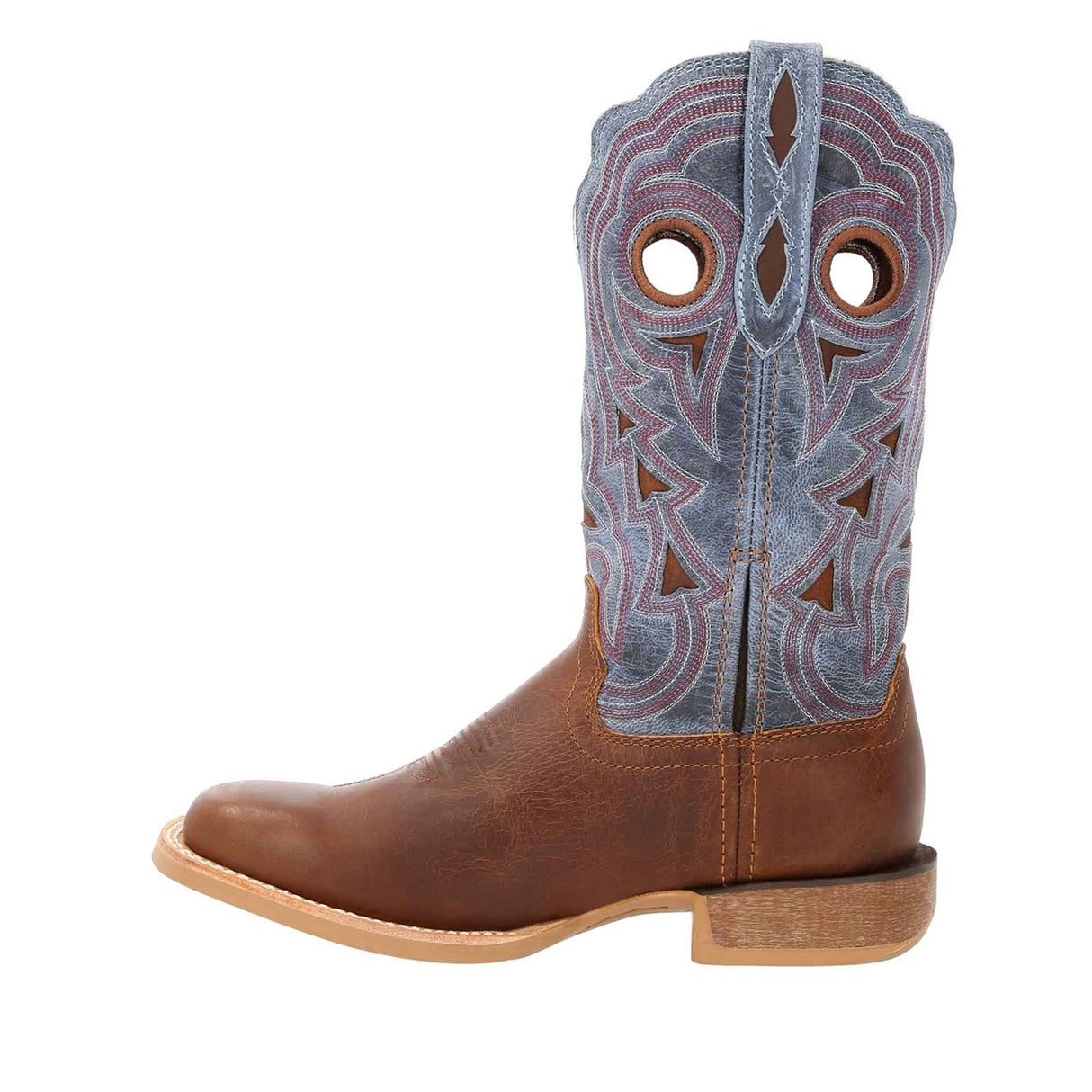 Damen Lady Rebel Pro Westernstiefel Goldbraun und Immergrün