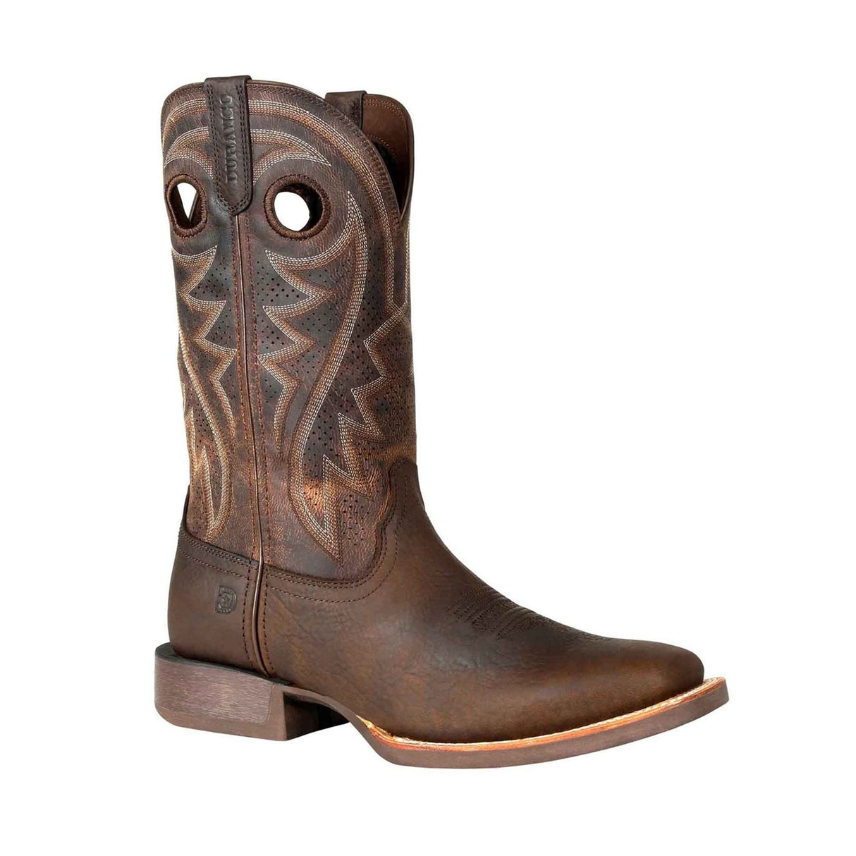 Herren Rebel Pro Westernstiefel mit weiter Passform Kastanienbraun