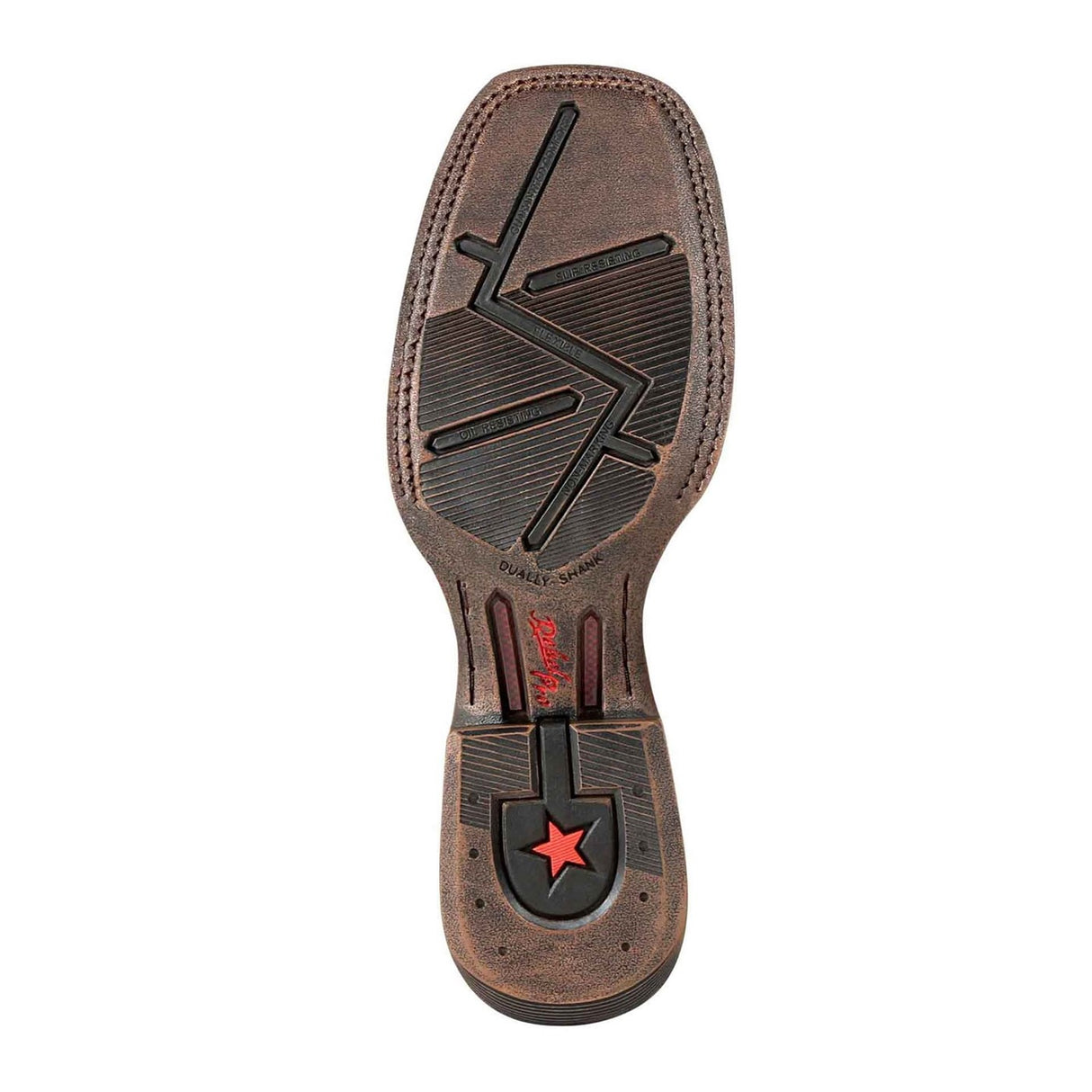 Herren Rebel Pro Westernstiefel mit weiter Passform Kastanienbraun