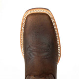 Herren Rebel Pro Westernstiefel mit weiter Passform Kastanienbraun