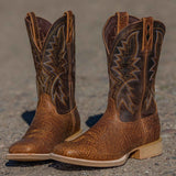 Herren Rebel Pro Lite Westernstiefel mit weiter Passform Hellbraun