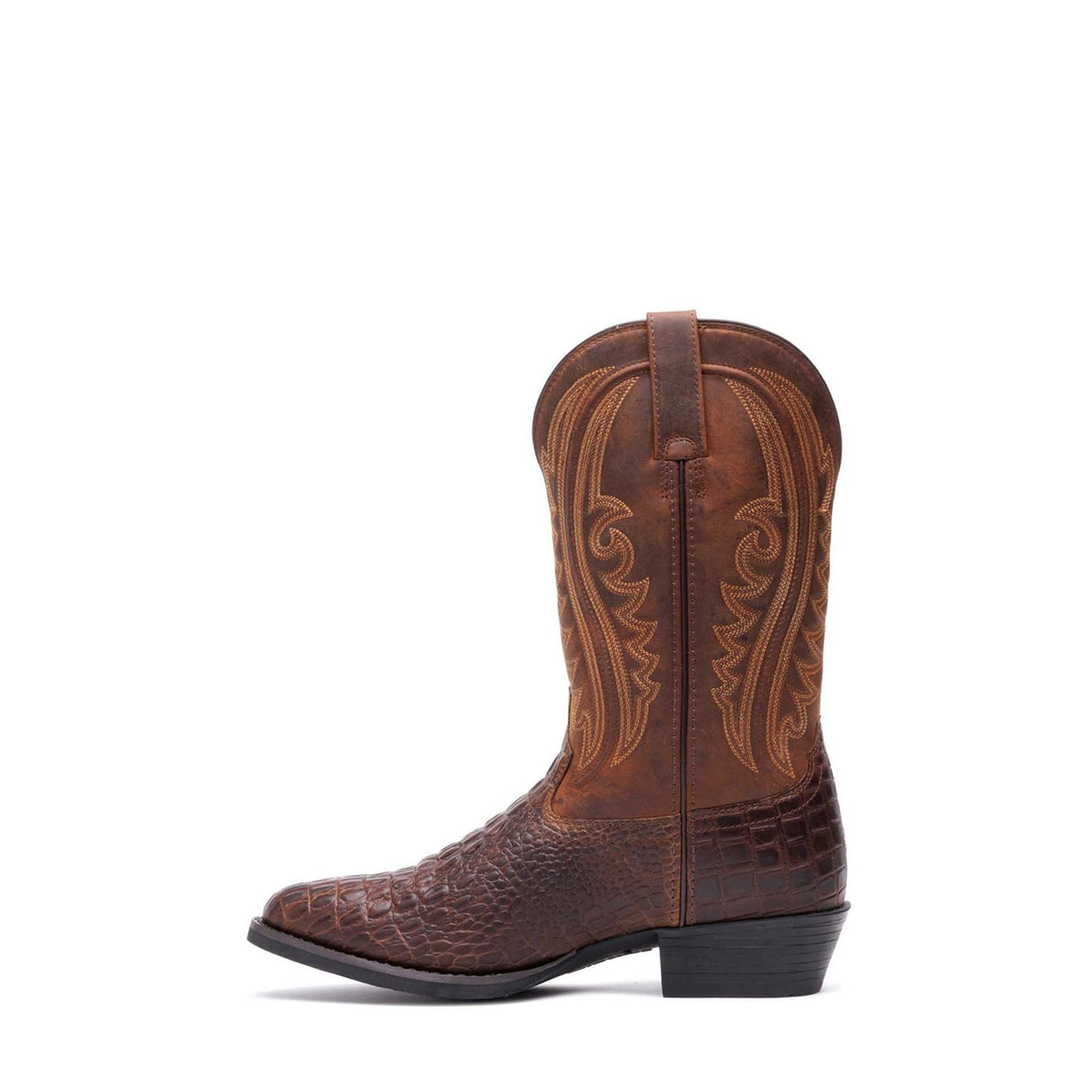 Herren Shyloh Westernstiefel Cigar Croco Trail-Braun