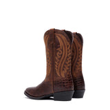 Herren Shyloh Westernstiefel Cigar Croco Trail-Braun