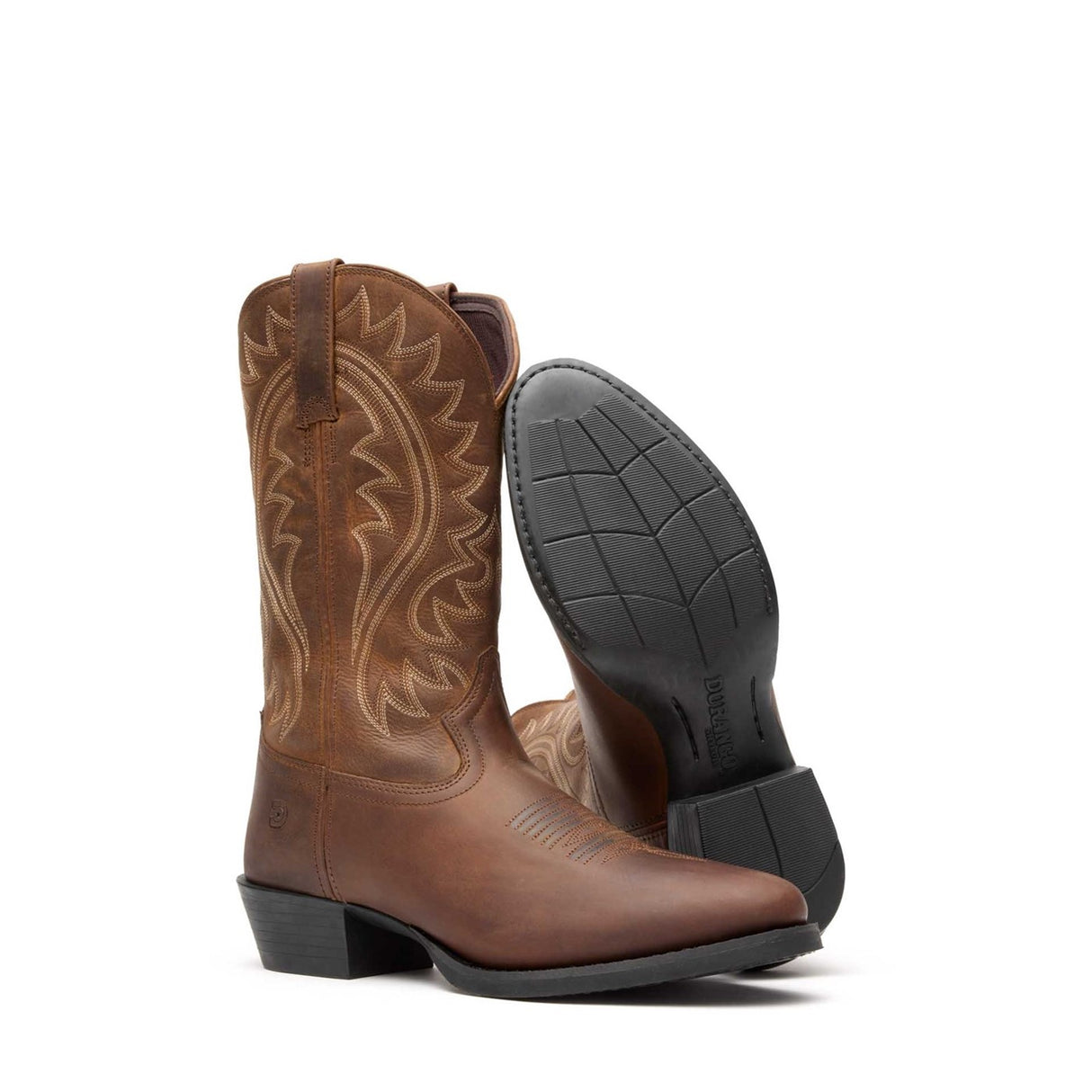 Herren Shyloh Westernstiefel Frontier-Braun