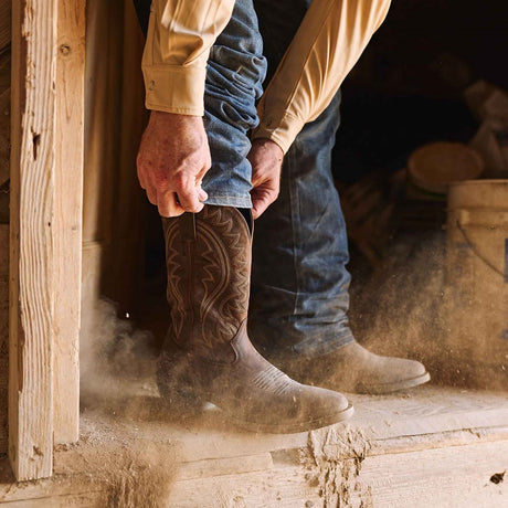 Herren Shyloh Westernstiefel Frontier-Braun