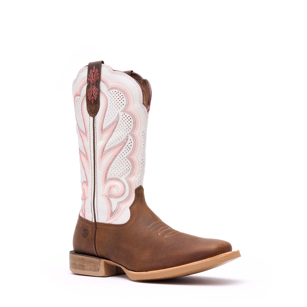 Damen Lady Rebel Pro Westernstiefel Trail-Braun Weiss