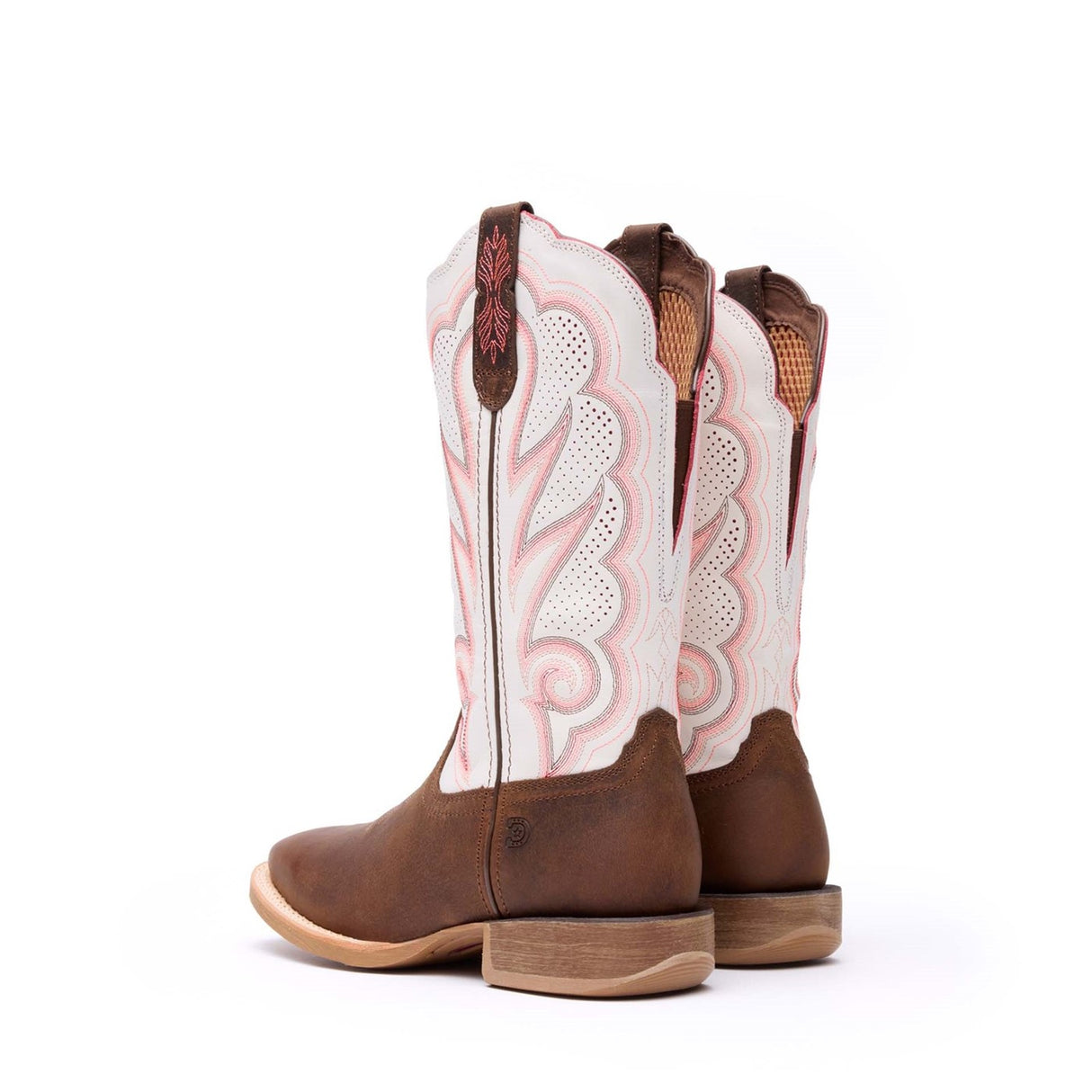 Damen Lady Rebel Pro Westernstiefel Trail-Braun Weiss