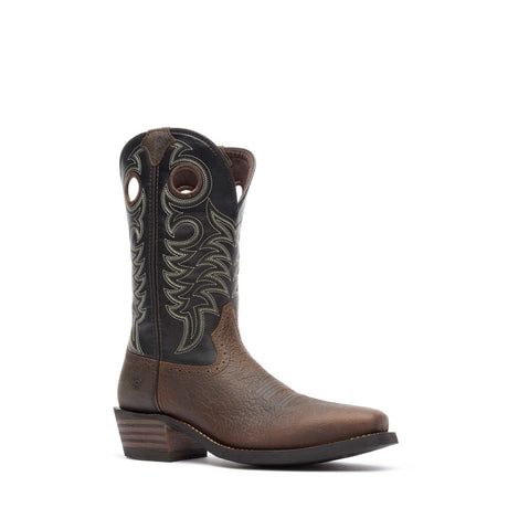 Herren Rebel Pro Westernstiefel Mudstone Schwarz