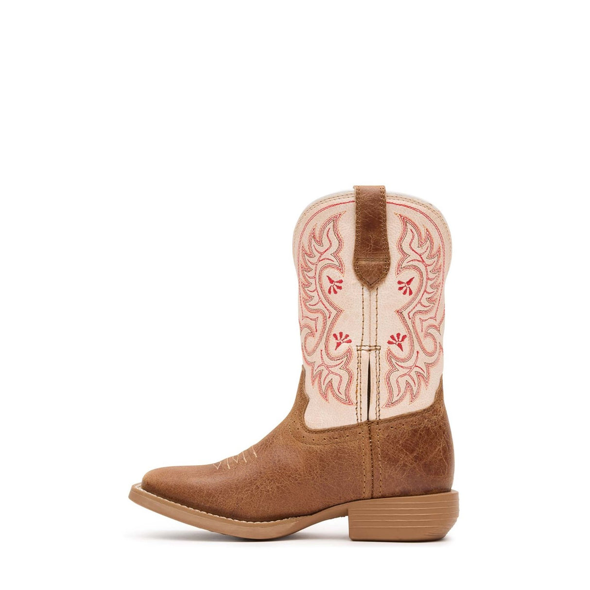 Kinder Shyloh Westernstiefel Honigbraun Metallic-Pfirsich